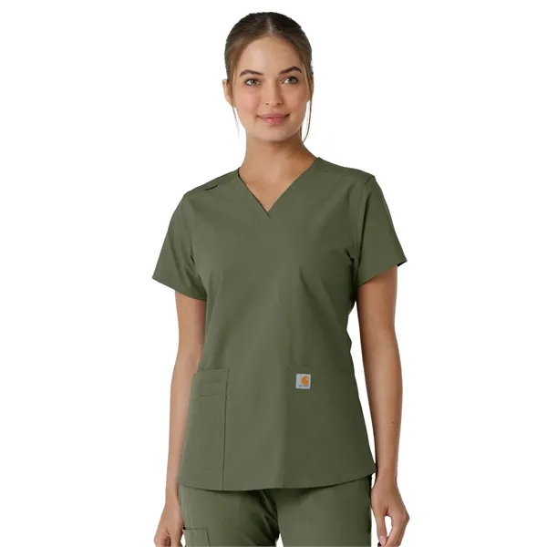 Carhartt - Force Essentials - Women's Four-Pocket V-Neck ...... from ASI 86018 Scrub Authority / Uniform Stores