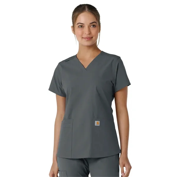 Carhartt - Force Essentials - Women's Four-Pocket V-Neck ...... from ASI 86018 Scrub Authority / Uniform Stores