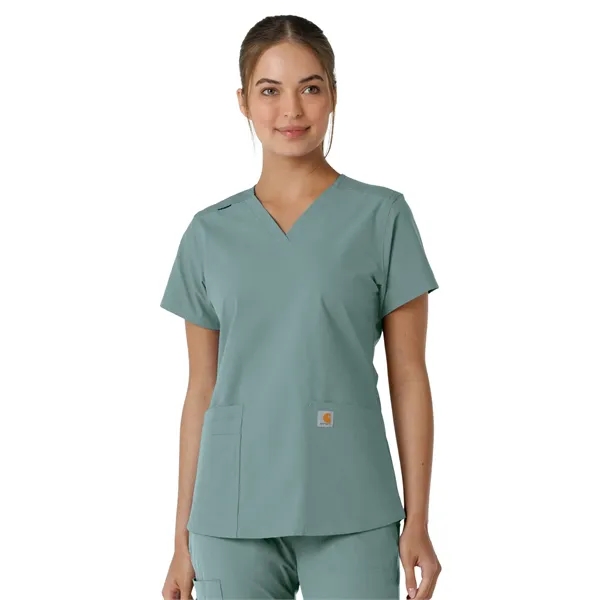 Carhartt - Force Essentials - Women's Four-Pocket V-Neck ...... from ASI 86018 Scrub Authority / Uniform Stores