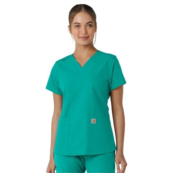 Carhartt - Force Essentials - Women's Four-Pocket V-Neck ...... from ASI 86018 Scrub Authority / Uniform Stores