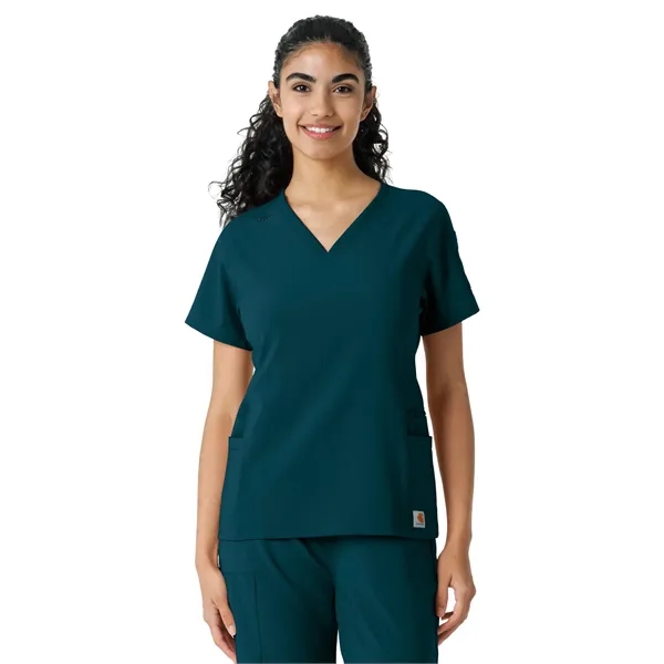 Carhartt Scrubs - Force Essentials - Women's Knit Panel S...... from ASI 86018 Scrub Authority / Uniform Stores