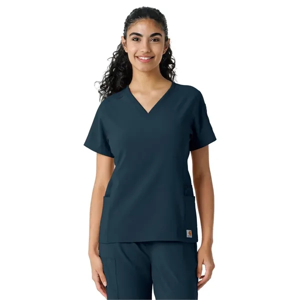 Carhartt Scrubs - Force Essentials - Women's Knit Panel S...... from ASI 86018 Scrub Authority / Uniform Stores