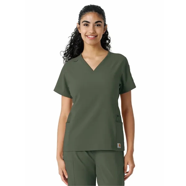 Carhartt Scrubs - Force Essentials - Women's Knit Panel S...... from ASI 86018 Scrub Authority / Uniform Stores