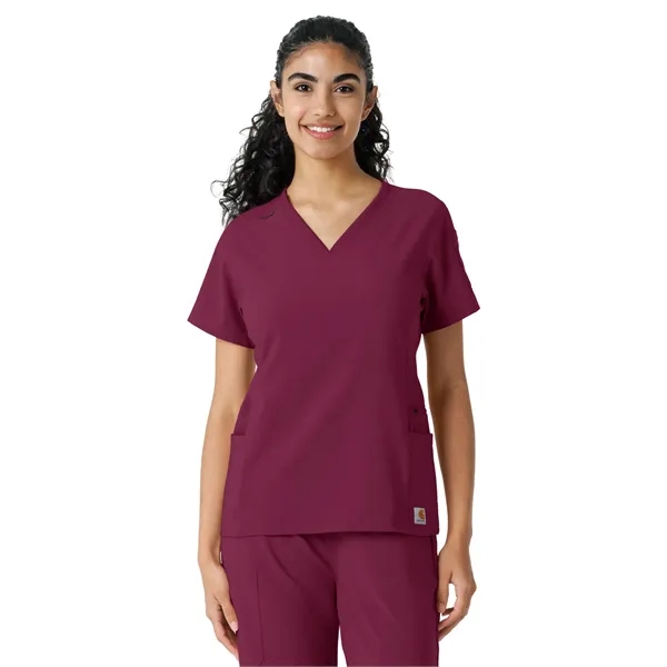 Carhartt Scrubs - Force Essentials - Women's Knit Panel S...... from ASI 86018 Scrub Authority / Uniform Stores