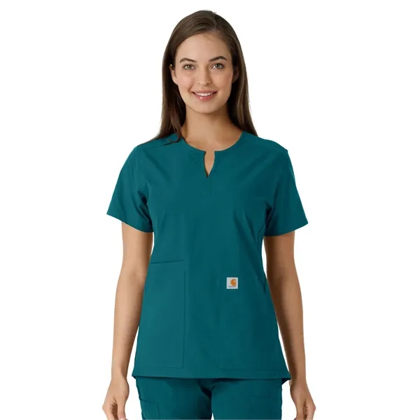 Carhartt Scrubs - Force Essentials Women's Notch Neck Tun...... from ASI 86018 Scrub Authority / Uniform Stores