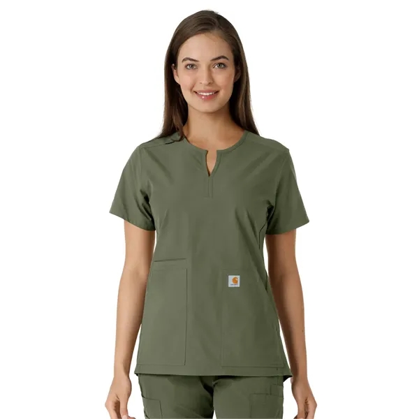 Carhartt Scrubs - Force Essentials Women's Notch Neck Tun...... from ASI 86018 Scrub Authority / Uniform Stores