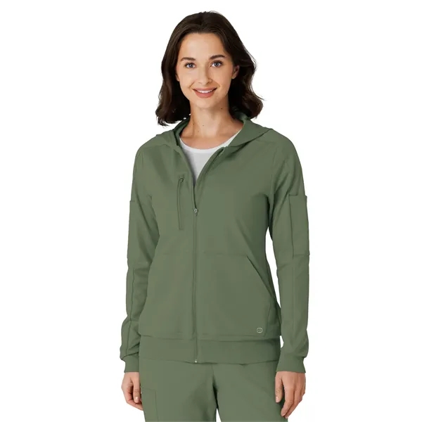 Wink - RENEW - Knit Women's Four-Pocket Zip Hoodie... from ASI 86018 Scrub Authority / Uniform Stores