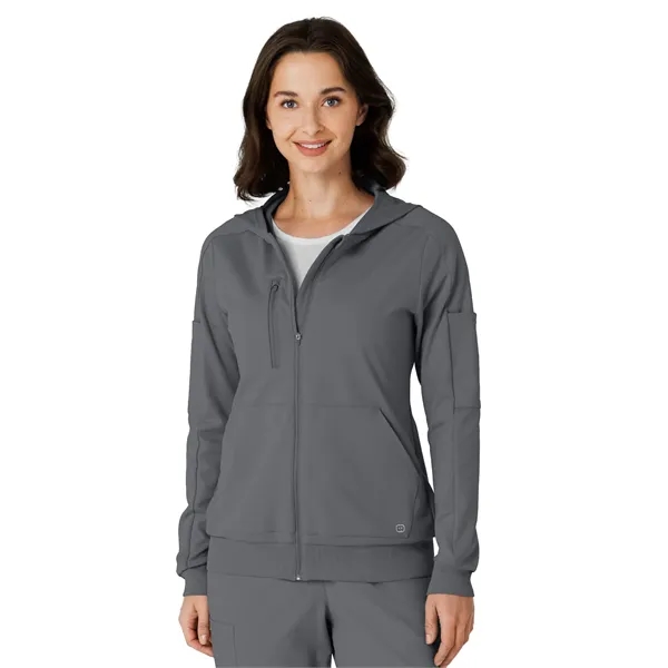 Wink - RENEW - Knit Women's Four-Pocket Zip Hoodie... from ASI 86018 Scrub Authority / Uniform Stores