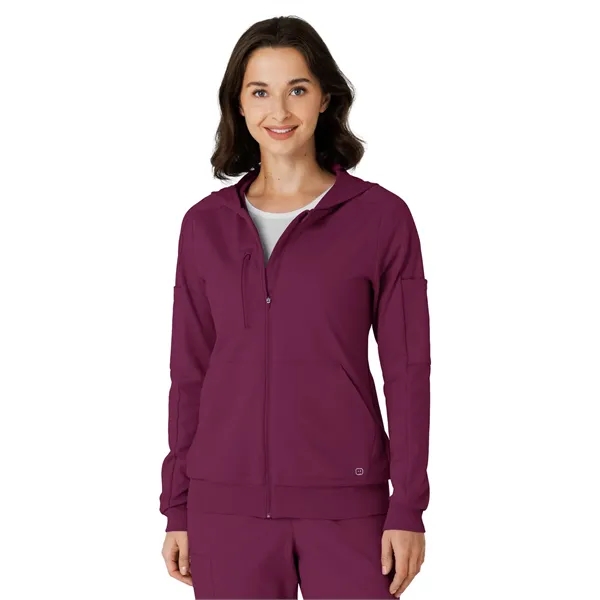 Wink - RENEW - Knit Women's Four-Pocket Zip Hoodie... from ASI 86018 Scrub Authority / Uniform Stores