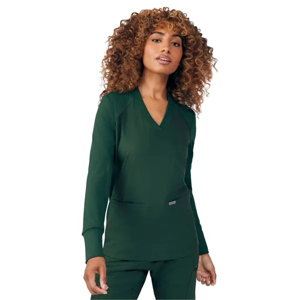 Landau - Forward - Women's Two-Pocket V-Neck Scrub Top... from ASI 86018 Scrub Authority / Uniform Stores
