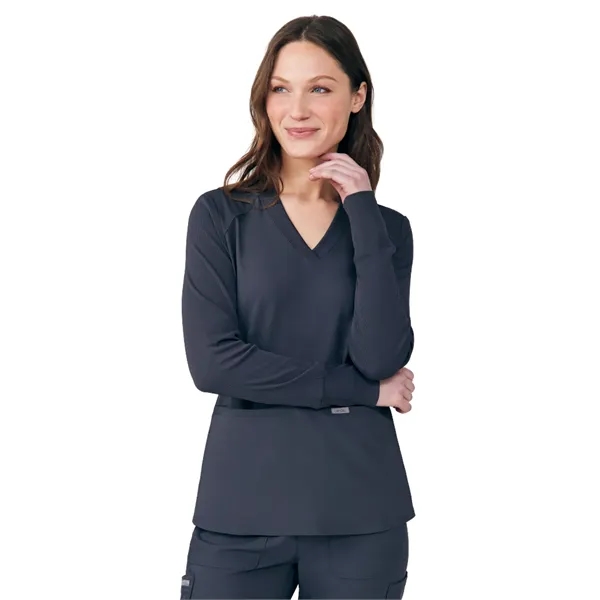 Landau - Forward - Women's Two-Pocket V-Neck Scrub Top... from ASI 86018 Scrub Authority / Uniform Stores