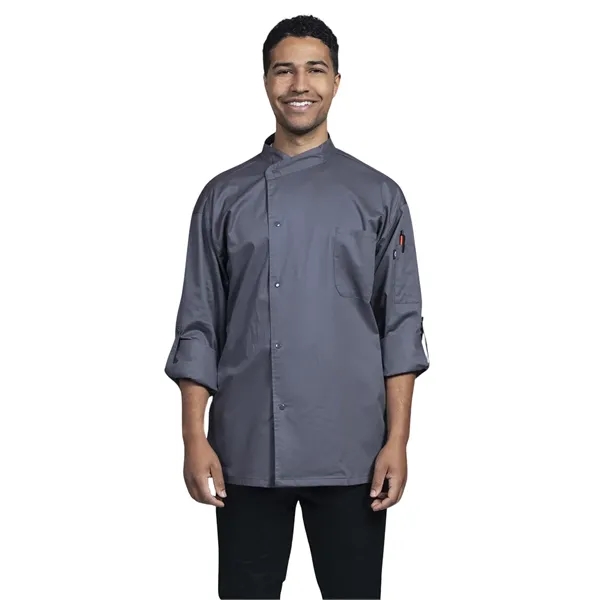 Uncommon Chef - Unisex Two-Pocket Pisa Chef Coat... from ASI 86018 Scrub Authority / Uniform Stores