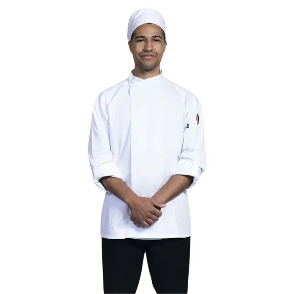 Uncommon Chef - Unisex Two-Pocket Pisa Chef Coat... from ASI 86018 Scrub Authority / Uniform Stores