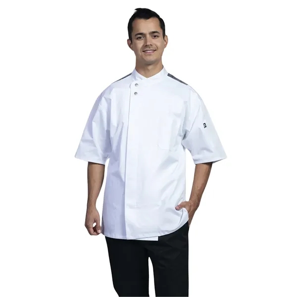 Uncommon Chef - Lycra - Men's 2-Pocket Brac Chef Coat... from ASI 86018 Scrub Authority / Uniform Stores