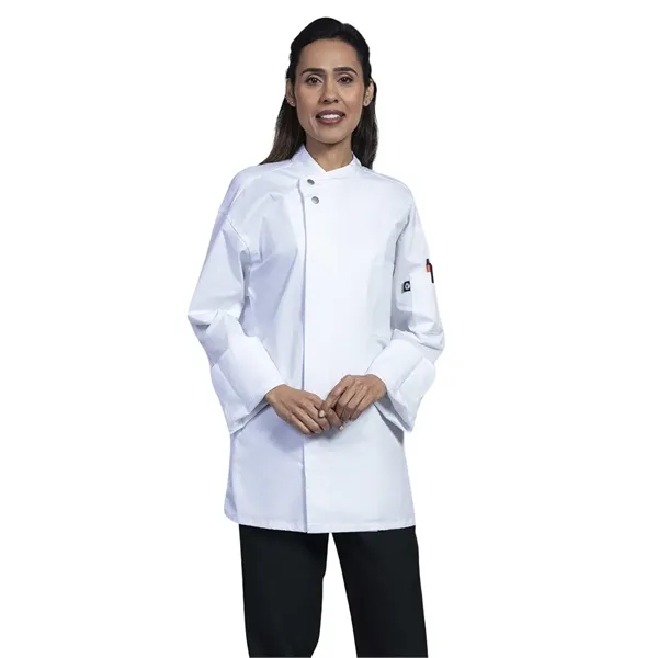 Uncommon Chef - Lycra - Unisex 2-Pocket Bologna Chef Coat... from ASI 86018 Scrub Authority