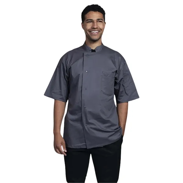 Uncommon Chef - Lycra - Unisex 2-Pocket Venice Chef Coat... from ASI 86018 Scrub Authority / Uniform Stores