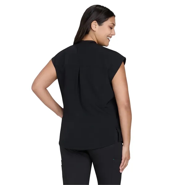 Basics - Women's Two-Pocket Round Neck Scrub Top... from ASI 86018 Scrub Authority / Uniform Stores