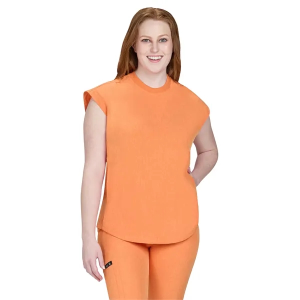 Basics - Women's Two-Pocket Round Neck Scrub Top... from ASI 86018 Scrub Authority / Uniform Stores