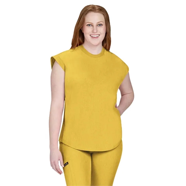 Basics - Women's Two-Pocket Round Neck Scrub Top... from ASI 86018 Scrub Authority / Uniform Stores