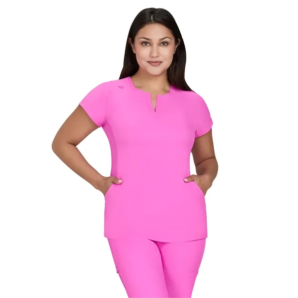 Lite - Women's Two-Pocket Split-V-Neck Scrub Top... from ASI 86018 Scrub Authority / Uniform Stores