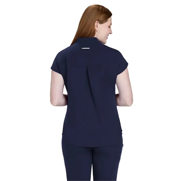 Next Gen - Women's Two-Pocket Button Closure Scrub Top... from ASI 86018 Scrub Authority / Uniform Stores
