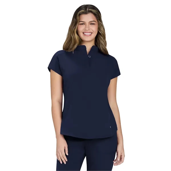 Next Gen - Women's Two-Pocket Button Closure Scrub Top... from ASI 86018 Scrub Authority / Uniform Stores