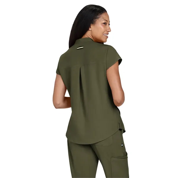 Next Gen - Women's Two-Pocket Button Closure Scrub Top... from ASI 86018 Scrub Authority / Uniform Stores