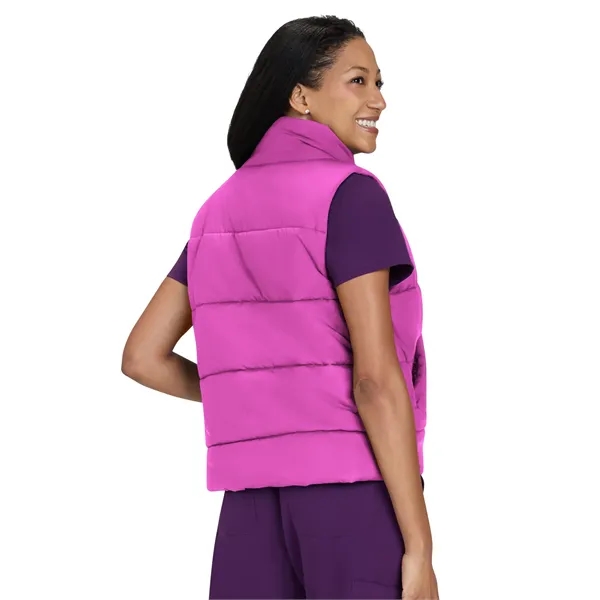 Essentials - Women's Two-Pocket Puffer Vest... from ASI 86018 Scrub Authority / Uniform Stores