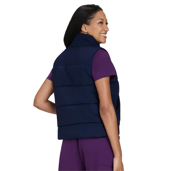 Essentials - Women's Two-Pocket Puffer Vest... from ASI 86018 Scrub Authority / Uniform Stores