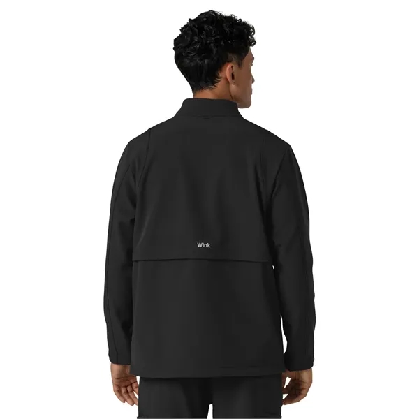Wink- Layers - Men's Four-Pocket Soft Shell Scrub Jacket... from ASI 86018 Scrub Authority