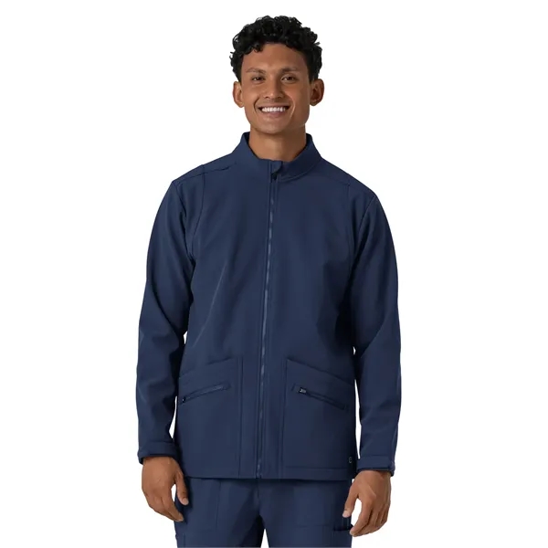 Wink- Layers - Men's Four-Pocket Soft Shell Scrub Jacket... from ASI 86018 Scrub Authority