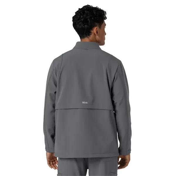 Wink- Layers - Men's Four-Pocket Soft Shell Scrub Jacket... from ASI 86018 Scrub Authority