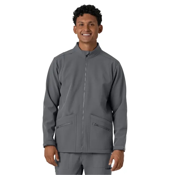 Wink- Layers - Men's Four-Pocket Soft Shell Scrub Jacket... from ASI 86018 Scrub Authority
