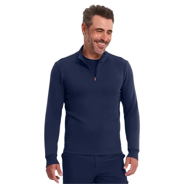 Infinity Lifestyle - Men's 2-Pocket Mock Neck Jacket... from ASI 86018 Scrub Authority