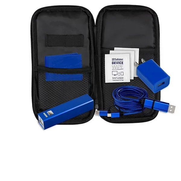 Cellphone kit with 6" microfiber cloth, 2200mAh powerbank with USB charging... from ASI 62660 Innovation Line