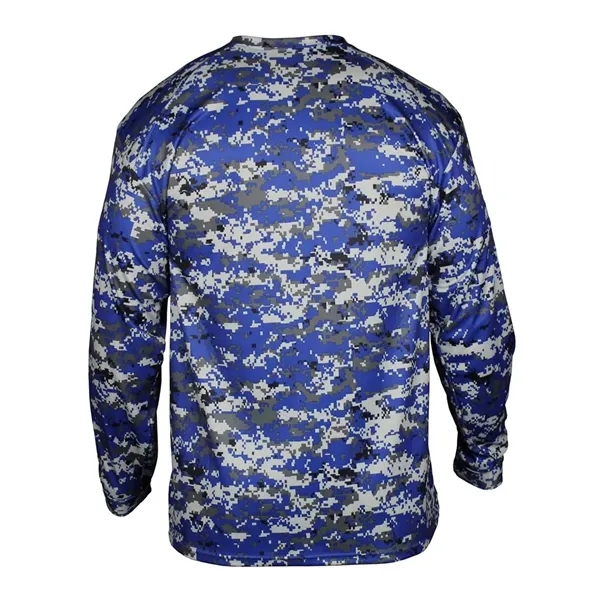 Youth long sleeve T-shirt made with 100% sublimated digital camo polyester.... from ASI 84358 S&S Activewear