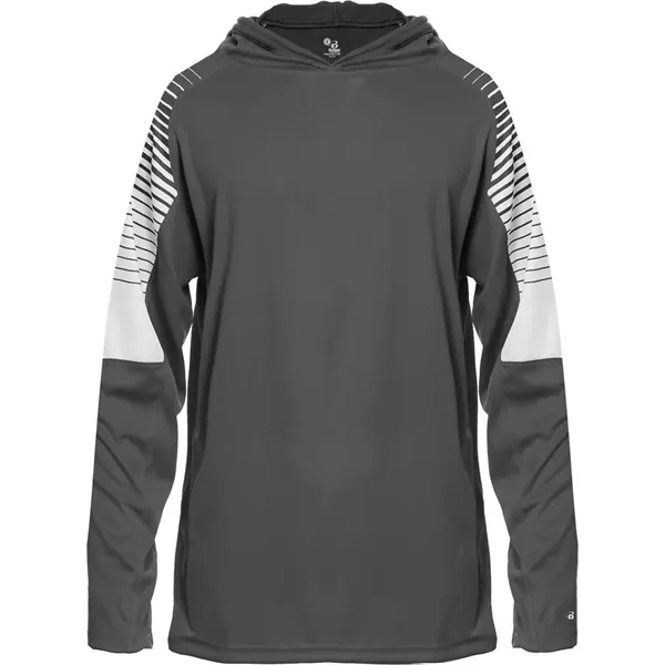 Badger Youth Lineup Hooded Long Sleeve T-Shirt... from ASI 84358 S&S Activewear