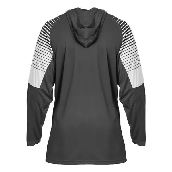 Badger Youth Lineup Hooded Long Sleeve T-Shirt... from ASI 84358 S&S Activewear