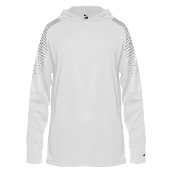 Badger Youth Lineup Hooded Long Sleeve T-Shirt... from ASI 84358 S&S Activewear