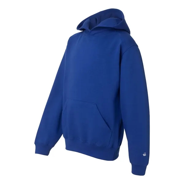 Youth sweatshirt with two-ply hood and spandex-reinforced rib-knit cuffs and waistband.... from ASI 84358 S&S Activewear
