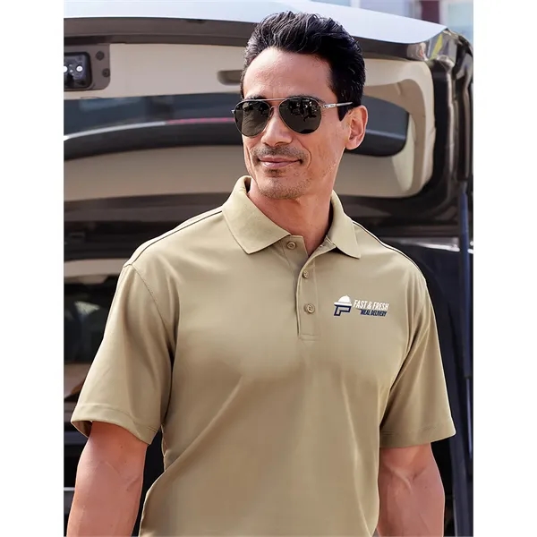 Moisture-wicking, odor-controlling polo with grid texture and piping detail-perfect for branded... from ASI 72657 Active Life Promo / Active Life Promo Active Life