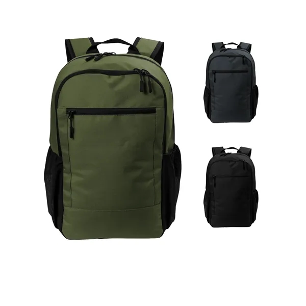 Stylish daily backpack with laptop sleeve, pockets, and room for custom... from ASI 72657 Active Life Promo / Active Life Promo Active Life