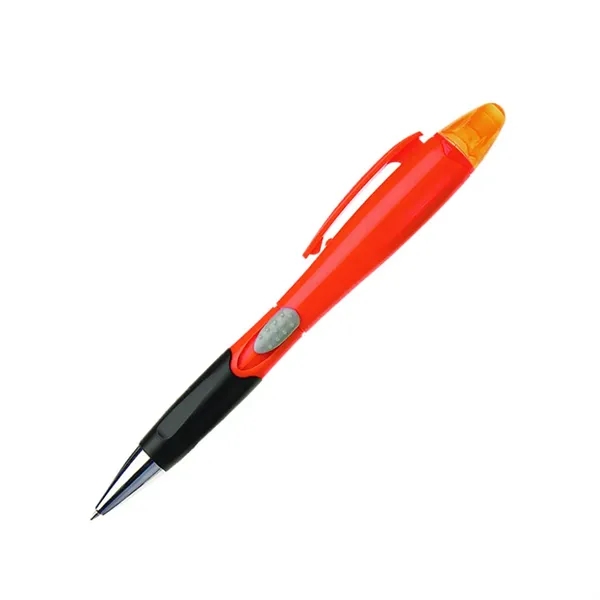 Plastic ballpoint pen and highlighter combo.... from ASI 84592 St Regis Group