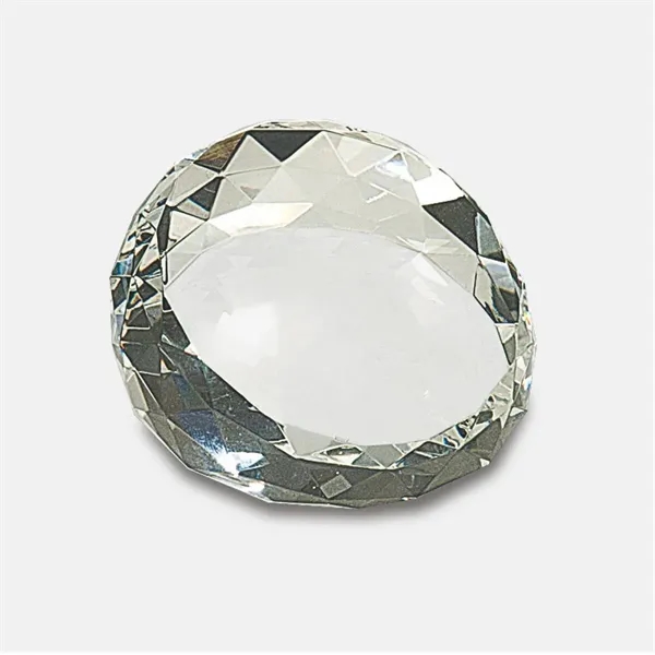 3.5" x 2" round crystal paperweight that comes in a velvet-lined... from ASI 74601 Calico