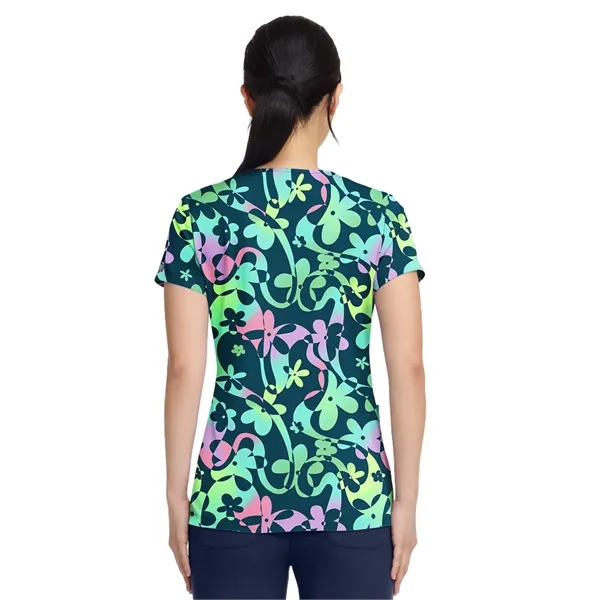 Med Couture - Prints - Women's 2-Pocket V-Neck Scrub Top... from ASI 86018 Scrub Authority