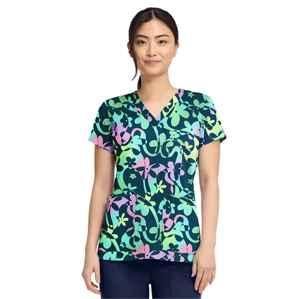 Med Couture - Prints - Women's 2-Pocket V-Neck Scrub Top... from ASI 86018 Scrub Authority