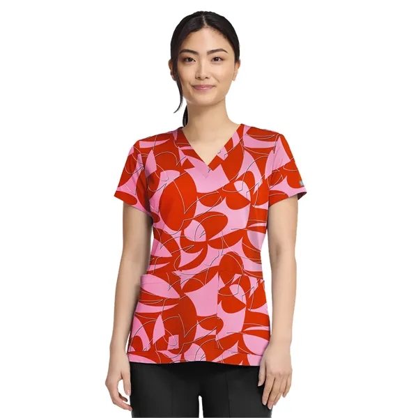 Med Couture - Prints - Women's 2-Pocket V-Neck Scrub Top... from ASI 86018 Scrub Authority