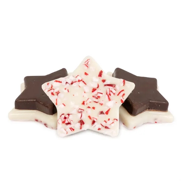 Tote Box with Peppermint Bark Shapes... from ASI 44900 NC Custom (CI/Lanco) / Chocolate Inn