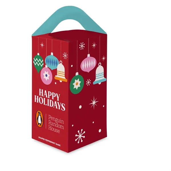 Tote Box with Peppermint Bark Shapes... from ASI 44900 NC Custom (CI/Lanco) / Chocolate Inn