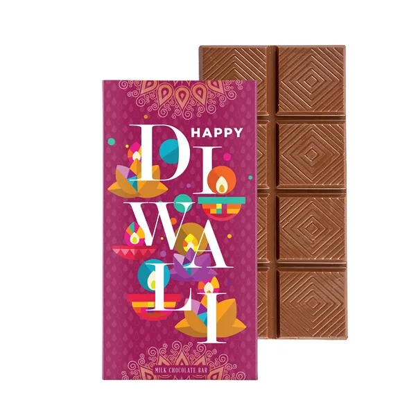 3 oz. Chocolate Bar Bookcase Box... from ASI 44900 NC Custom (CI/Lanco) / Chocolate Inn